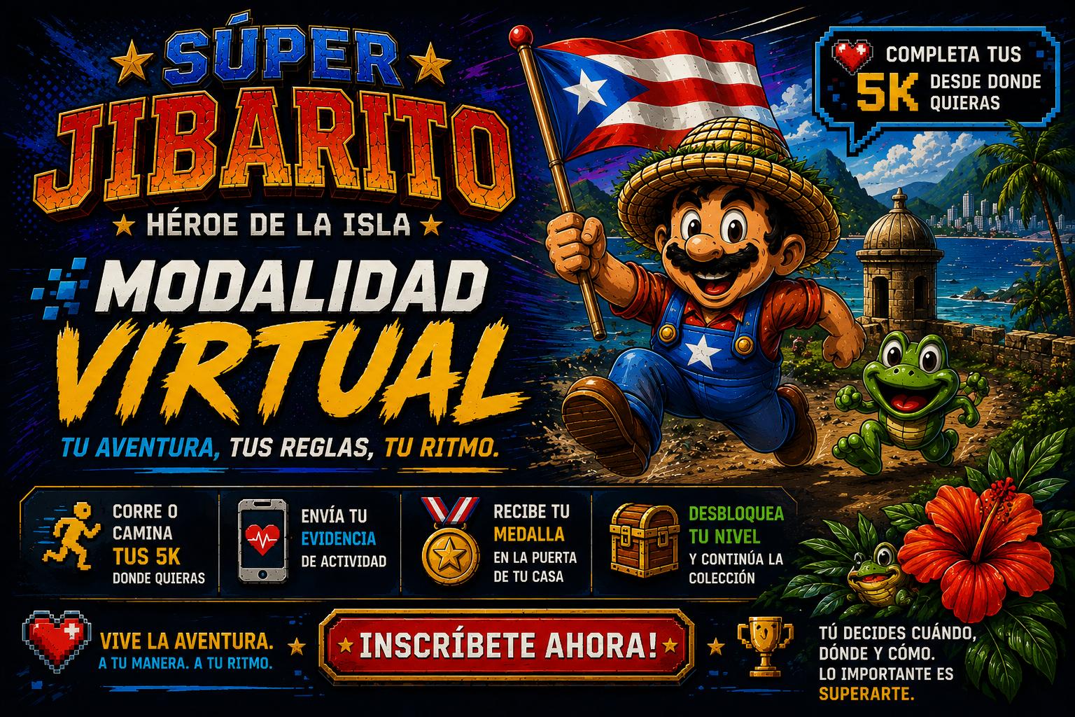 Modalidad virtual Level 1 Héroe de la Isla
